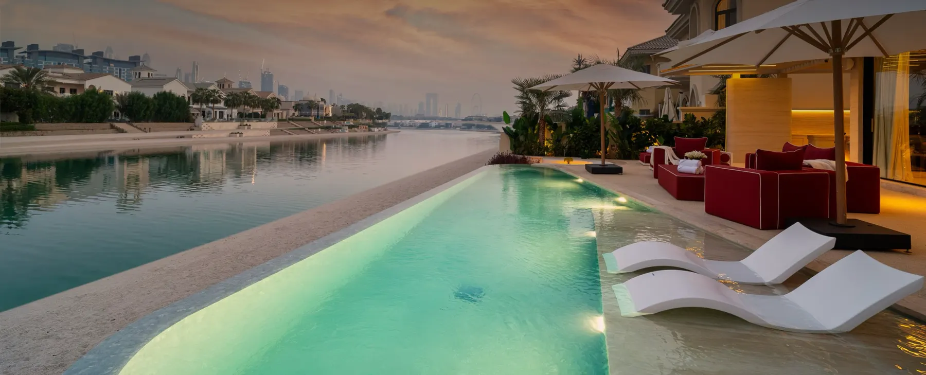 Frond O Beachfront Villa, Palm Jumeirah · Frond O
